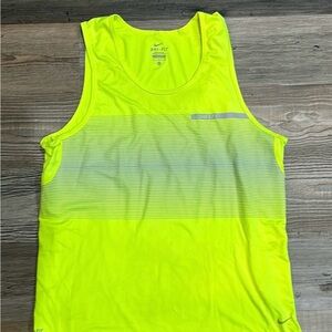 Mens Nike Dri Fit Neon Tank Top